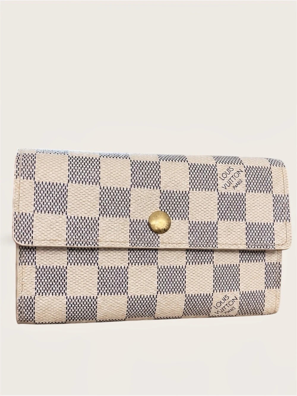 Authentic Louis Vuitton Damier Azur Sarah Wallet